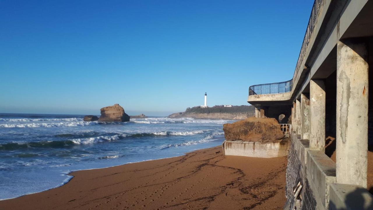 Studio Et Piscine Sur La Grande Plage Biarritz Zewnętrze zdjęcie